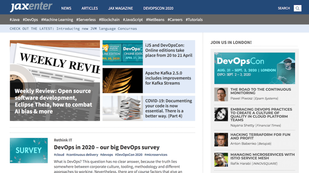 News, views and tutorials related to Java, Machine Learning, Development and Operations. 