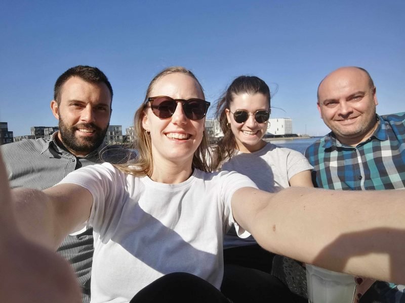 Darío, Kristina, Beatrice and Jorge