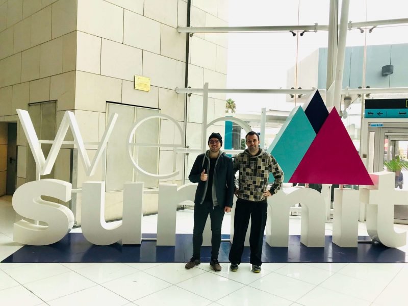 Darío and Henrik at the Web Summit