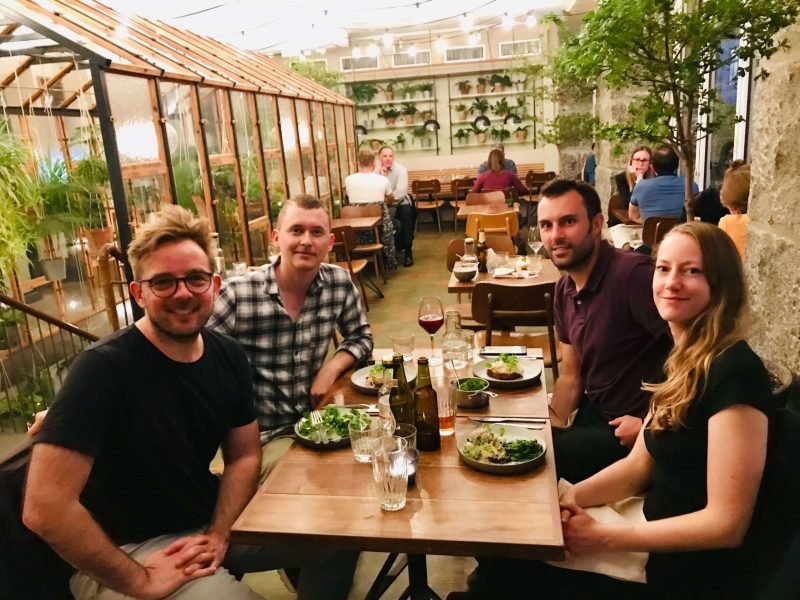 Copenhagen Team having lunch