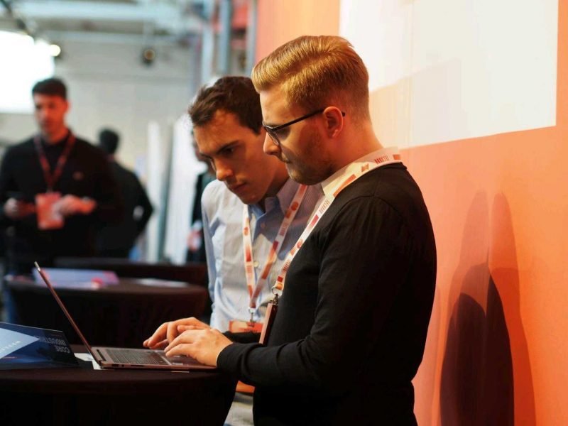 Members of BotXo at TechBBQ